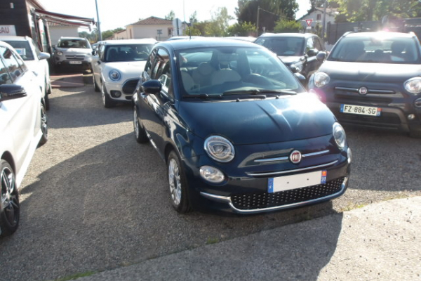 FIAT 500 SERIE 9 EURO 6D-FULL BLEU FONCE