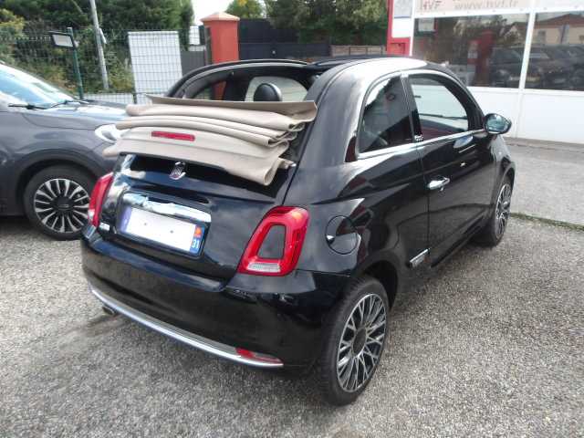 FIAT 500C SERIE 8 EURO 6D-TEMP Noir